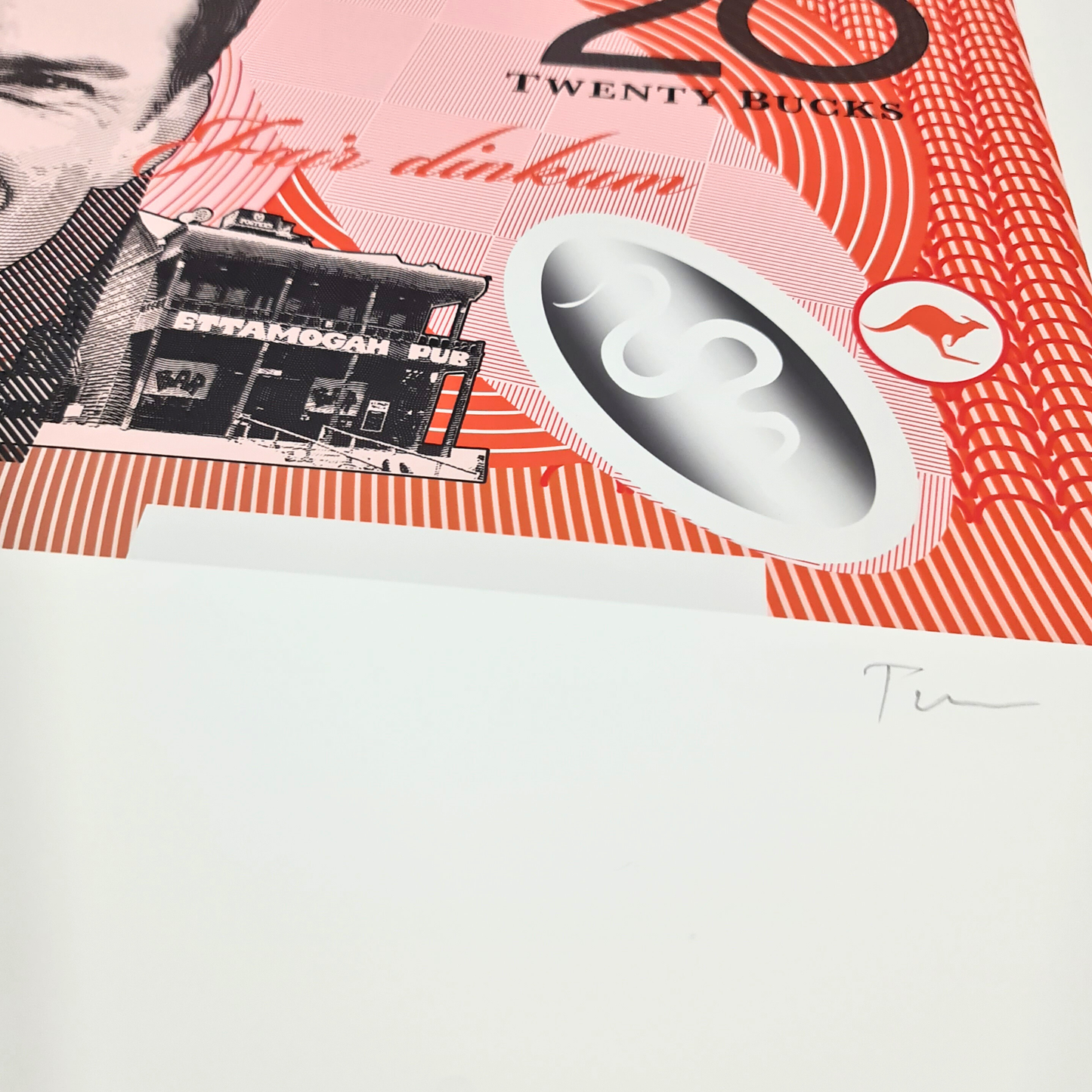 Straya Cash - 20 Bucks - Karl - By Aaron Tyler