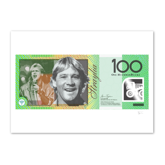 Straya Cash - 100 Bucks - Steve Irwin - By Aaron Tyler