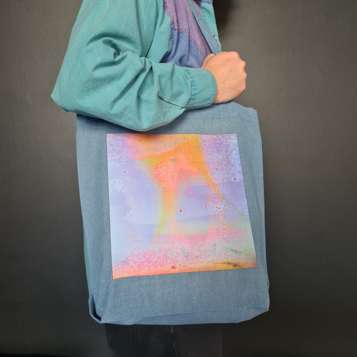 Dan OToole - Lavender Skies - Denim Tote Bag