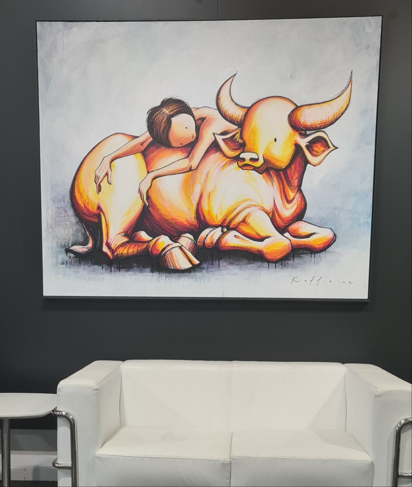 KAFF-EINE - Untitled (Child with Carabao landscape)