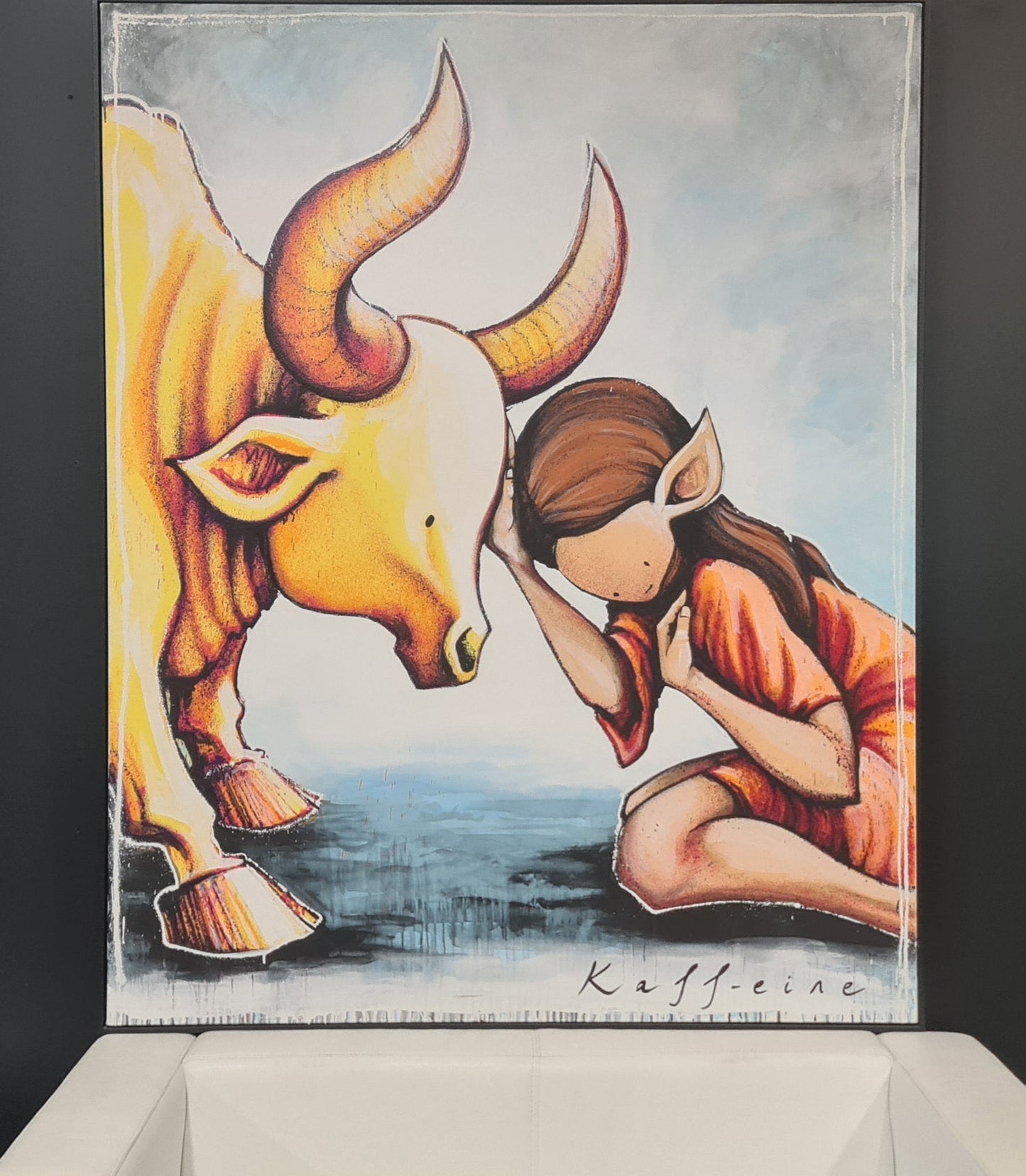 KAFF-EINE - Untitled (Child with Carabao portrait)
