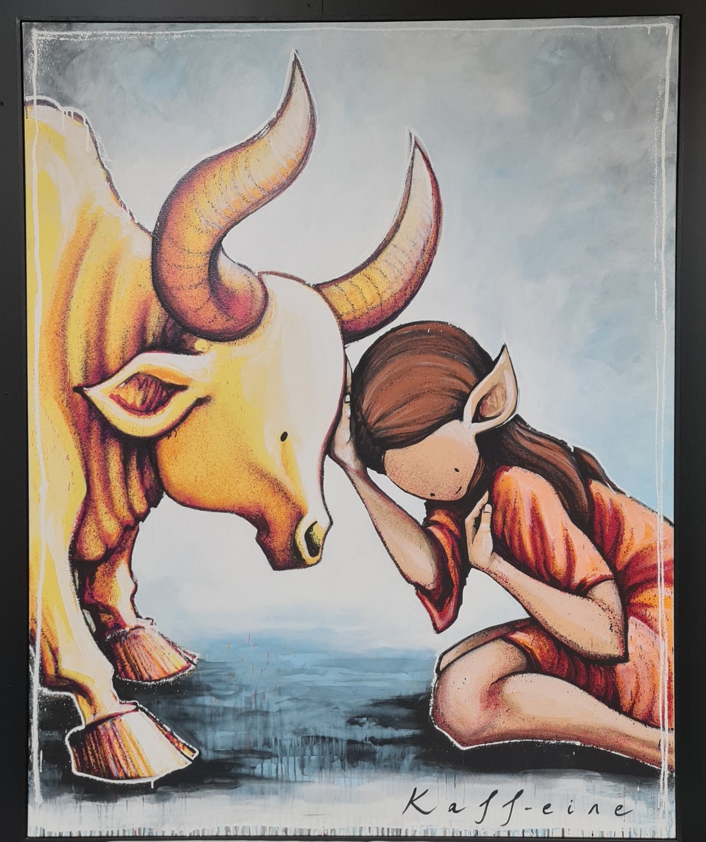 KAFF-EINE - Untitled (Child with Carabao portrait)