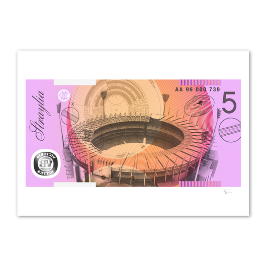Straya Cash - 5 Bucks - MCG  - By Aaron Tyler