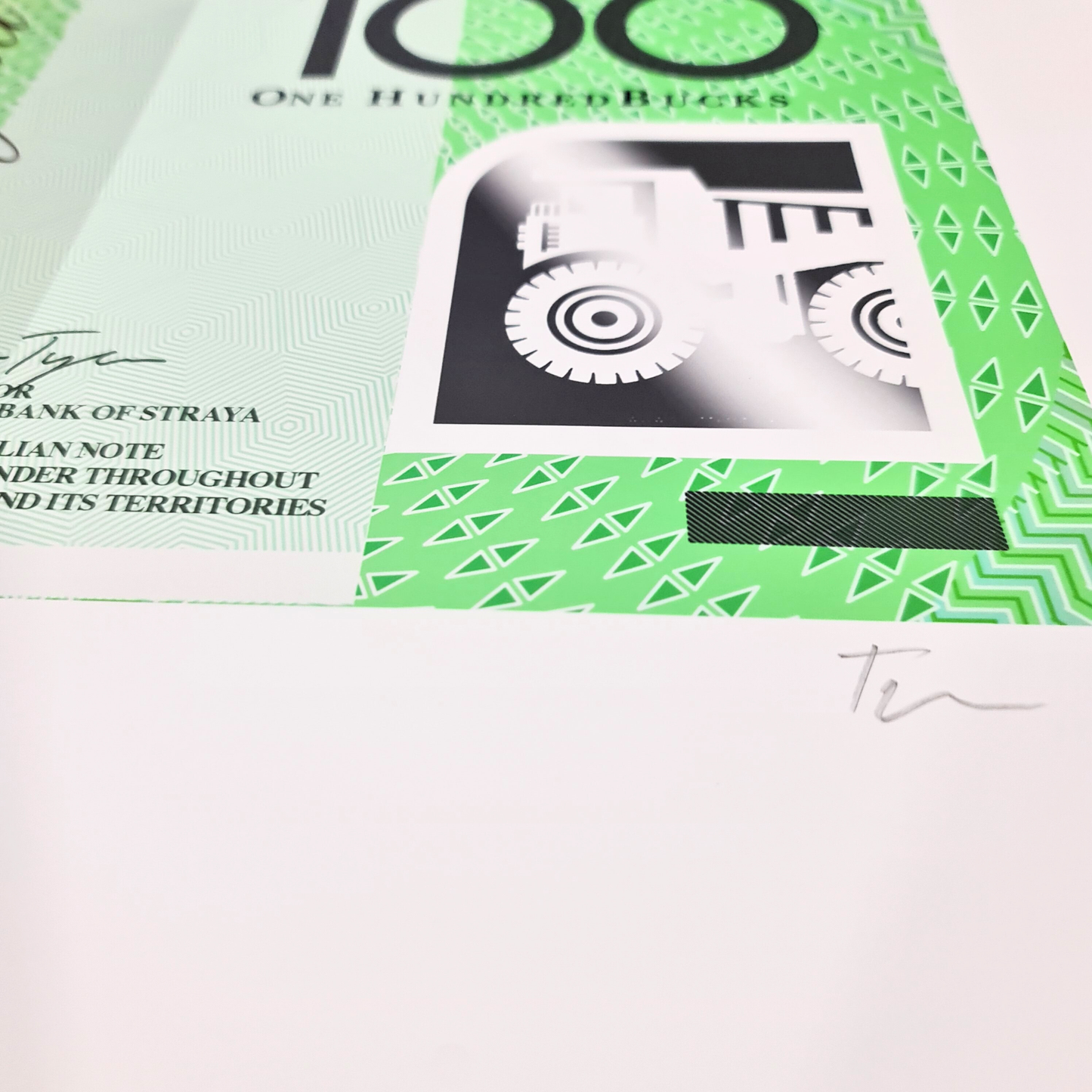 Straya Cash - 100 Bucks - Steve Irwin - By Aaron Tyler