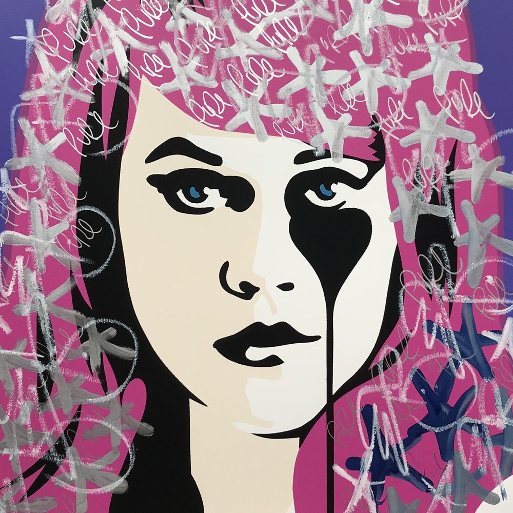 PURE EVIL - Jane Fonda Snow Storm (purple)
