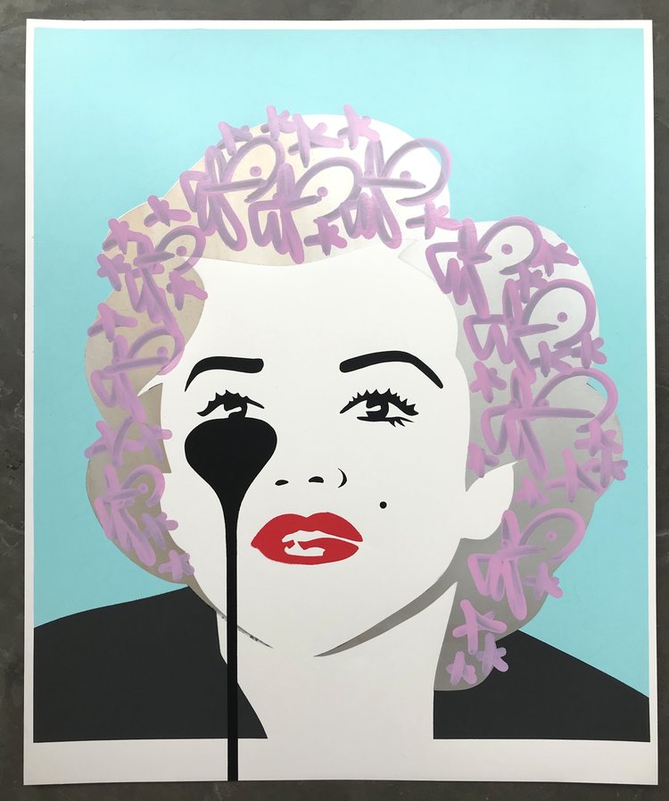 PURE EVIL - Scratch card Marilyn