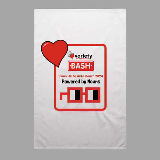 Variety x Nouns Bash 2024 Tea Towel