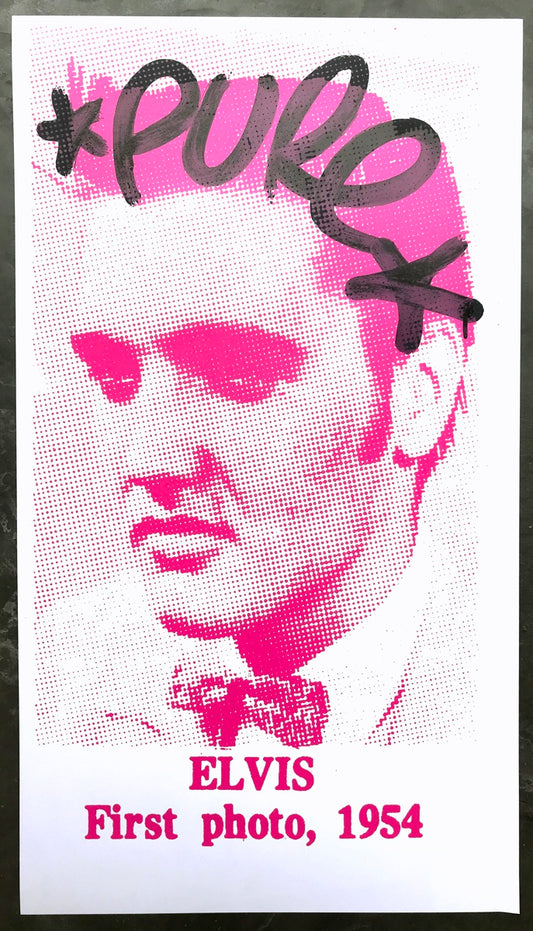 PURE EVIL - Elvis Pink Tag